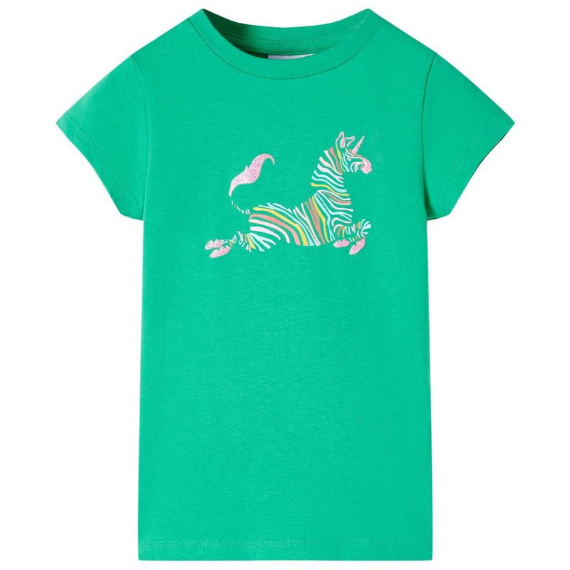 Afbeelding laden in galerijviewer, Vidaxl kindershirt 140 groen
