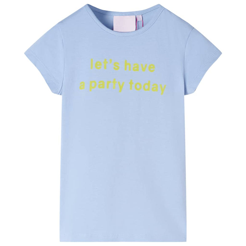 Afbeelding laden in galerijviewer, Vidaxl kindershirt 92 lichtblauw
