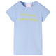 Vidaxl kindershirt 92 lichtblauw