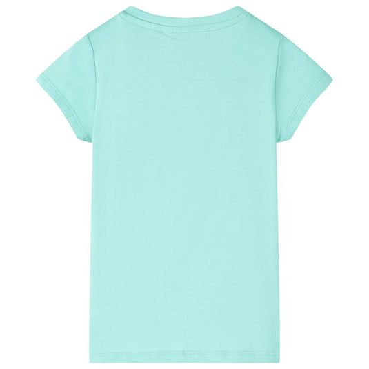 Vidaxl kindershirt 128 lichtmint