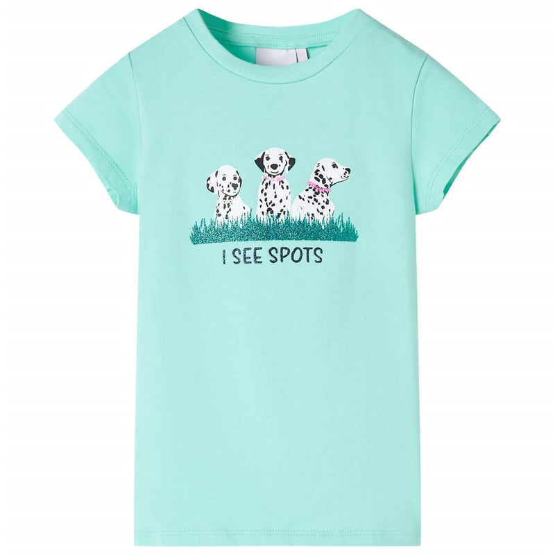 Afbeelding laden in galerijviewer, Vidaxl kindershirt 140 lichtmint
