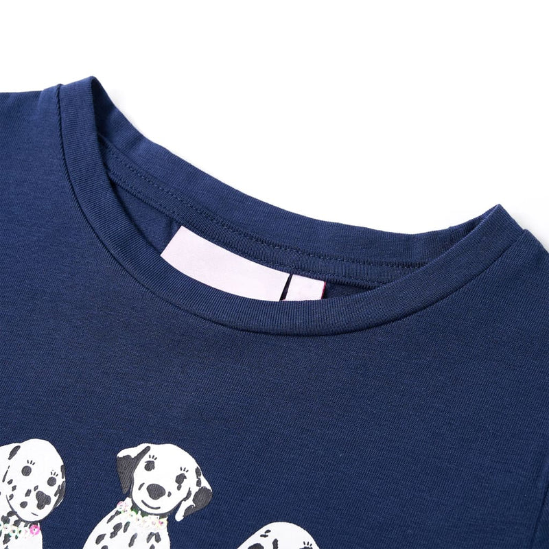 Afbeelding laden in galerijviewer, Vidaxl kindershirt 116 marineblauw
