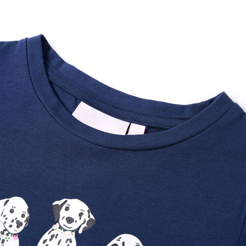 Afbeelding laden in galerijviewer, Vidaxl kindershirt 140 marineblauw
