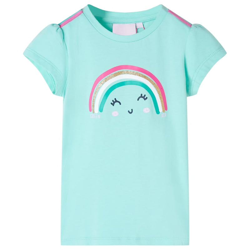 Afbeelding laden in galerijviewer, Vidaxl kindershirt 92 lichtmint
