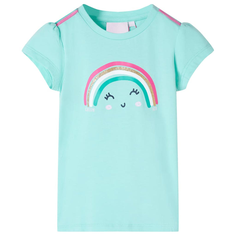 Afbeelding laden in galerijviewer, Vidaxl kindershirt 140 lichtmint
