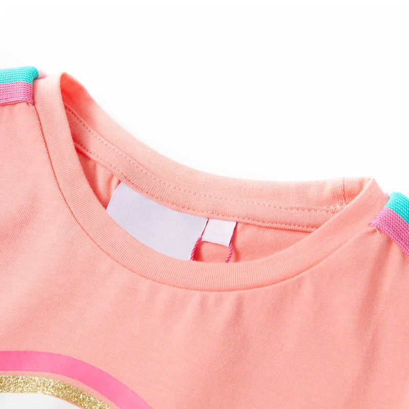 Afbeelding laden in galerijviewer, Vidaxl kindershirt 116 lichtkoraalkleurig
