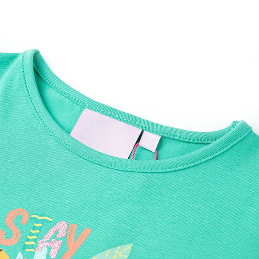 Vidaxl kindershirt 140 mintkleurig