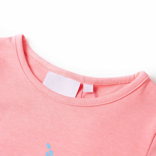 Vidaxl kindershirt 116 felroze