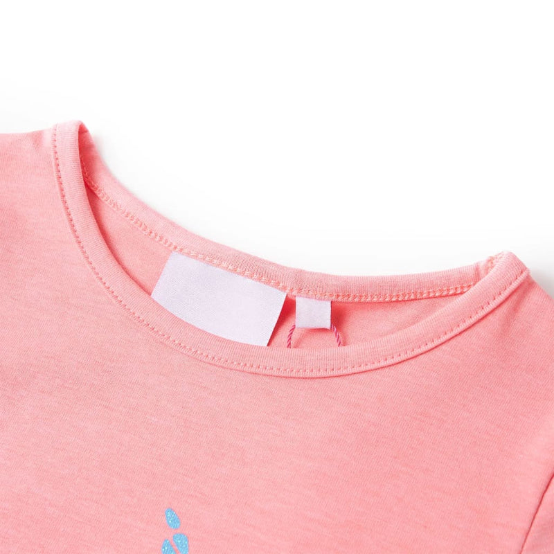 Afbeelding laden in galerijviewer, Vidaxl kindershirt 140 felroze
