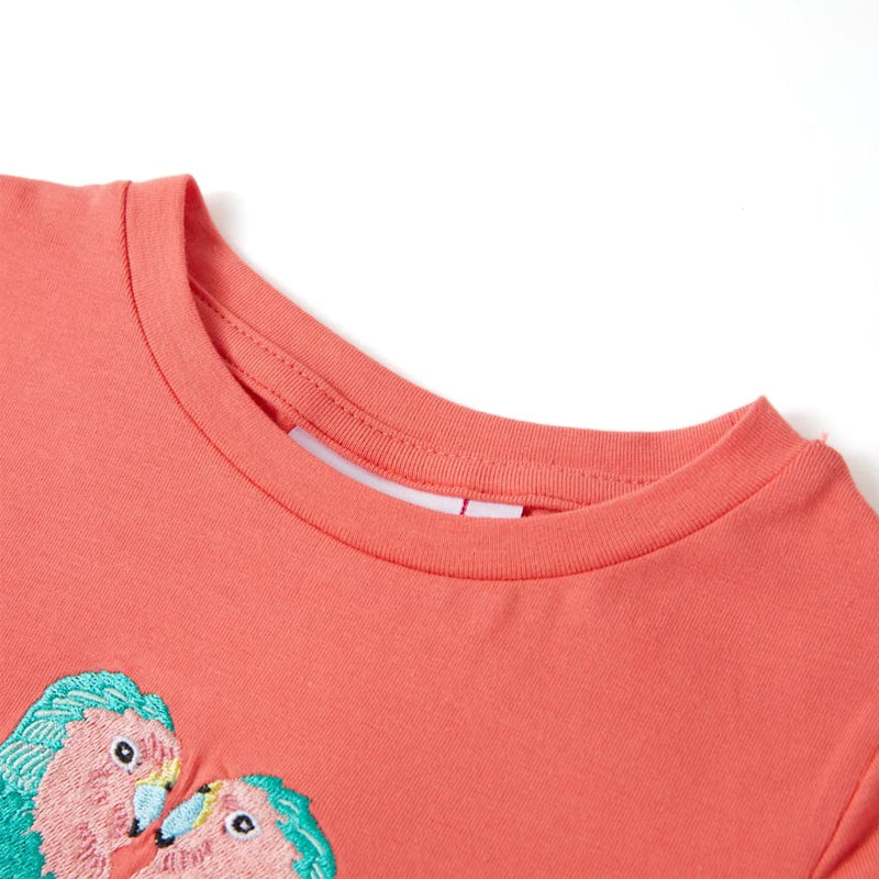 Afbeelding laden in galerijviewer, Vidaxl kindershirt 104 koraalkleurig
