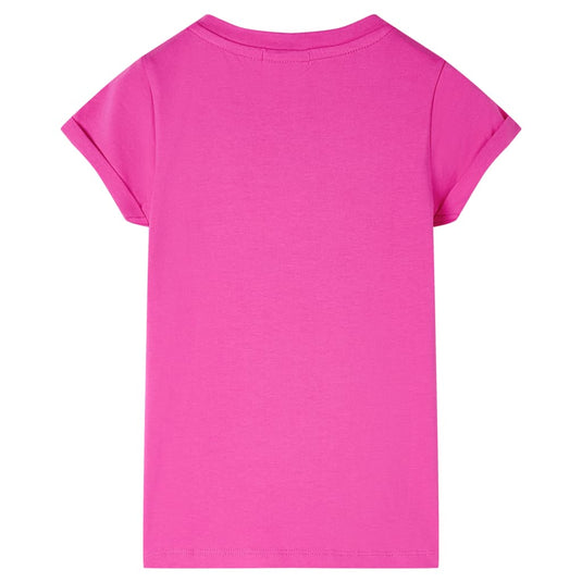 Vidaxl kindershirt 116 donkerroze