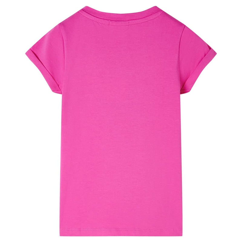 Afbeelding laden in galerijviewer, Vidaxl kindershirt 128 donkerroze
