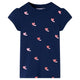 Vidaxl kindershirt 104 marineblauw
