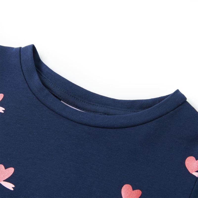 Afbeelding laden in galerijviewer, Vidaxl kindershirt 104 marineblauw
