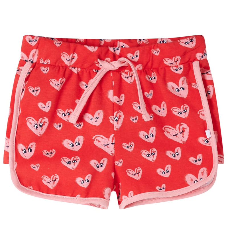 Afbeelding laden in galerijviewer, VidaXL Kindershort met trekkoord 92 rood
