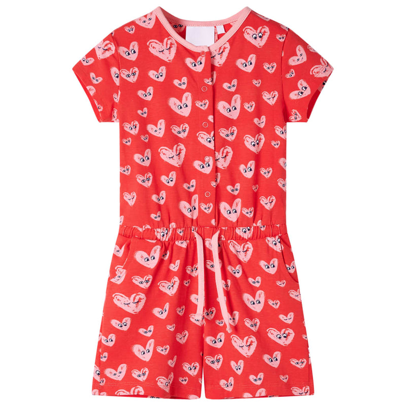 Afbeelding laden in galerijviewer, Vidaxl kinderjumpsuit 128 rood
