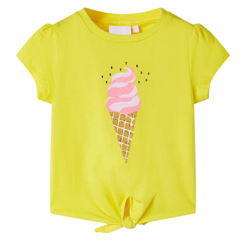 Afbeelding laden in galerijviewer, Vidaxl kindershirt 140 geel
