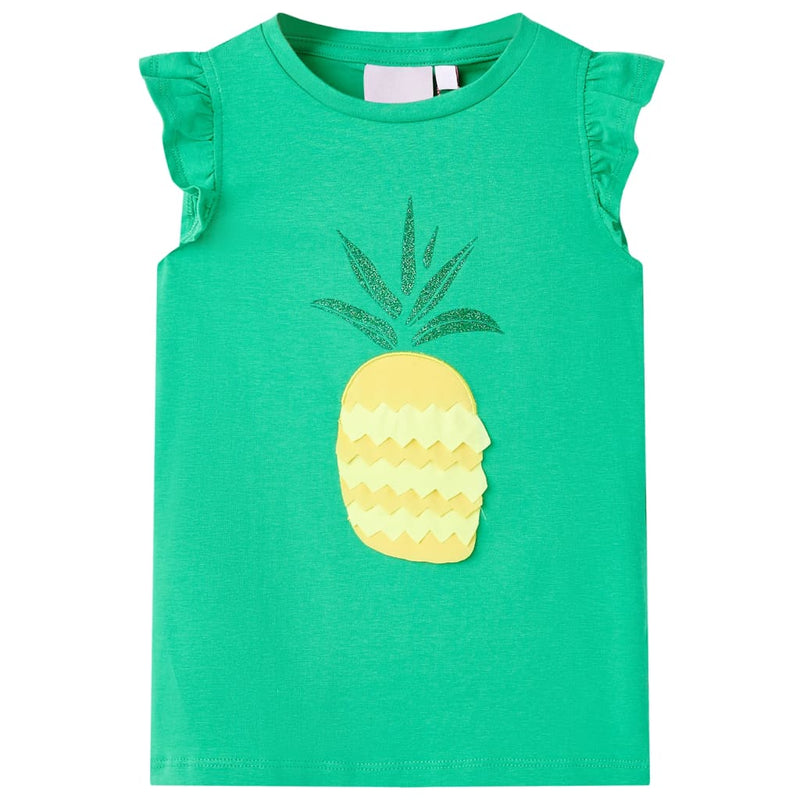 Afbeelding laden in galerijviewer, Vidaxl kindershirt 116 groen
