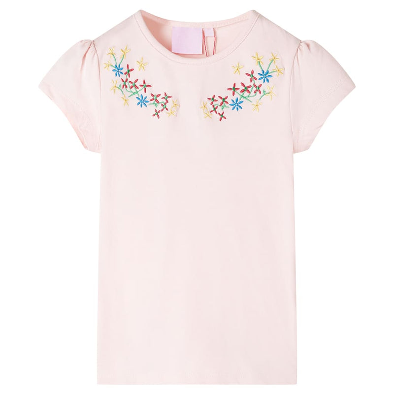 Afbeelding laden in galerijviewer, VidaXL Kindershirt 140 zachtroze
