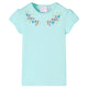 VidaXL Kindershirt 116 lichtzeeblauw