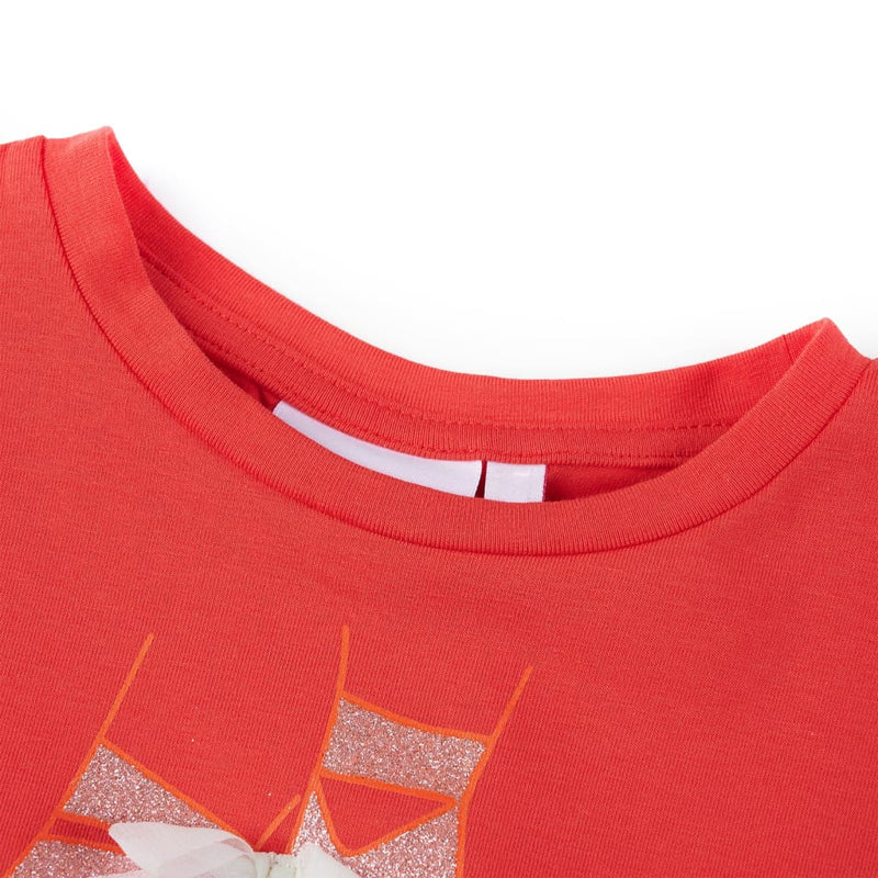 Afbeelding laden in galerijviewer, VidaXL Kindershirt 116 rood
