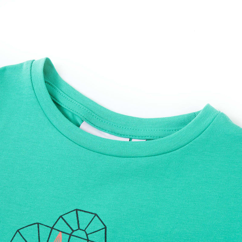 Afbeelding laden in galerijviewer, VidaXL Kindershirt 128 mintkleurig
