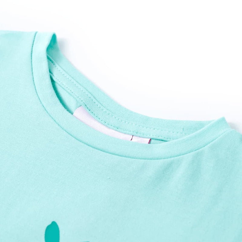Afbeelding laden in galerijviewer, Vidaxl kindershirt 140 lichtmint
