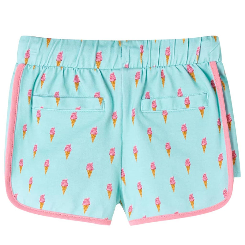 Afbeelding laden in galerijviewer, Vidaxl kindershorts met trekkoord 128 lichtmintkleurig

