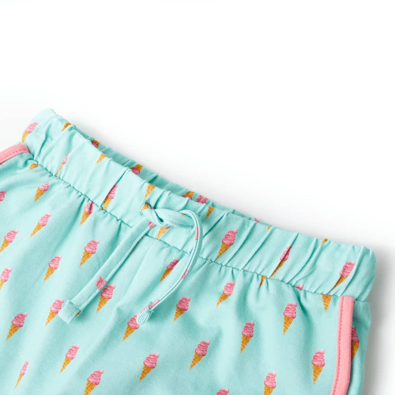 Afbeelding laden in galerijviewer, Vidaxl kindershorts met trekkoord 128 lichtmintkleurig
