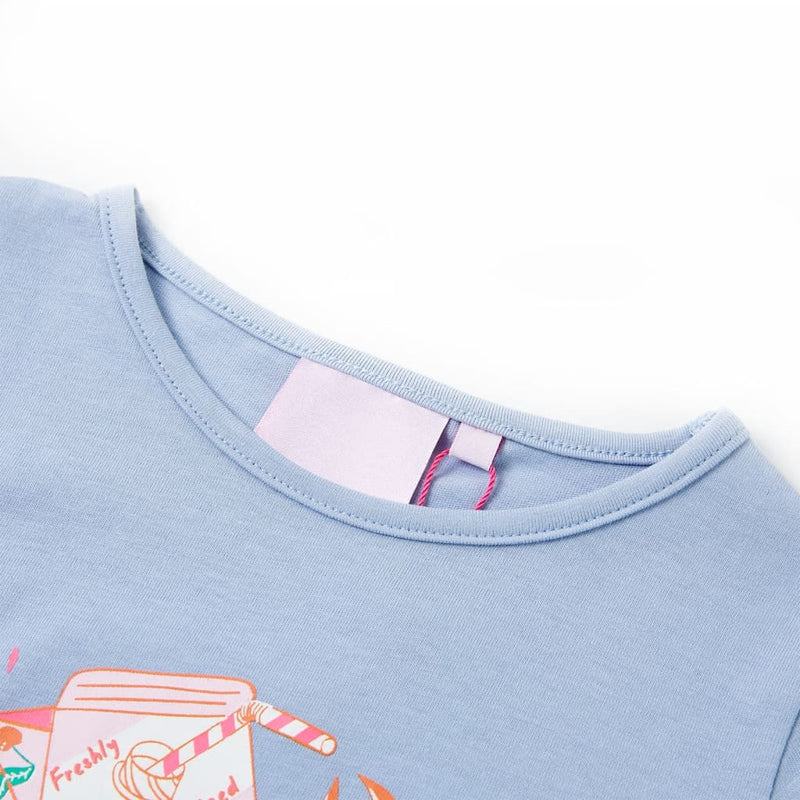 Afbeelding laden in galerijviewer, VidaXL Kindershirt 104 blauw
