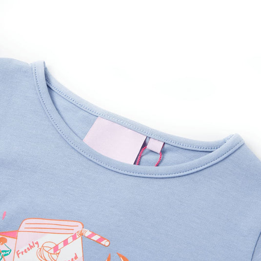 VidaXL Kindershirt 140 blauw