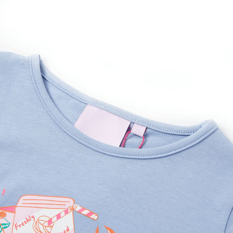 Afbeelding laden in galerijviewer, VidaXL Kindershirt 140 blauw
