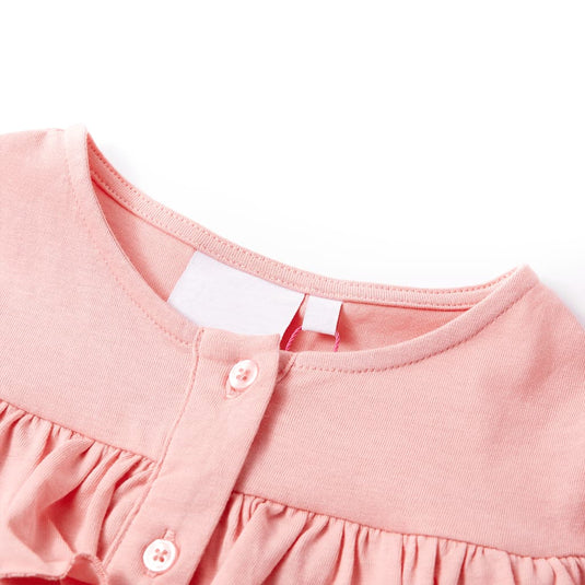 Vidaxl kindershirt 92 middelroze