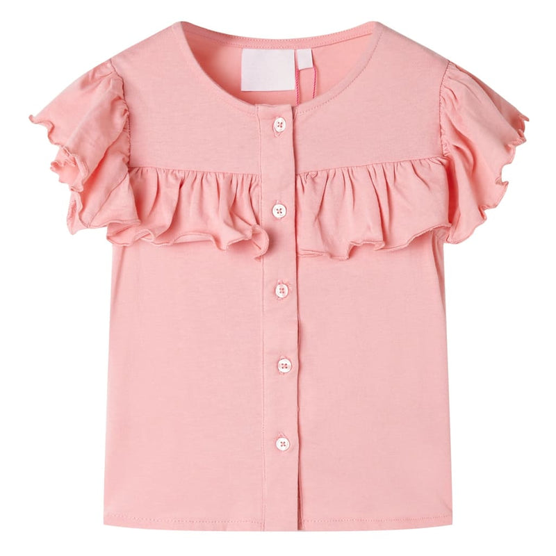 Afbeelding laden in galerijviewer, VidaXL Kindershirt 128 middelroze
