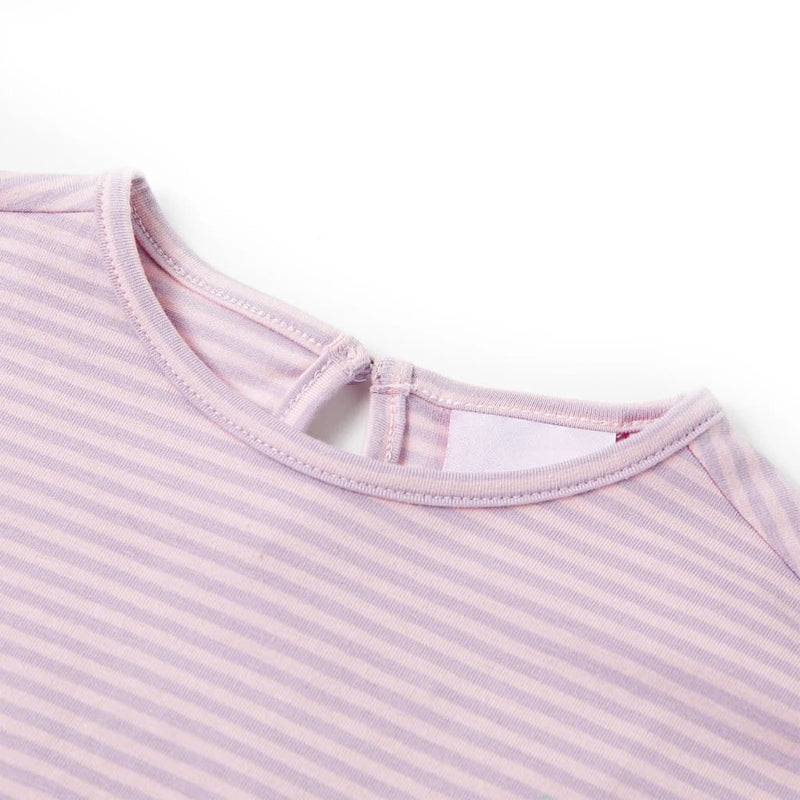 Afbeelding laden in galerijviewer, Vidaxl kindershirt met mouwen met ruches 104 lila
