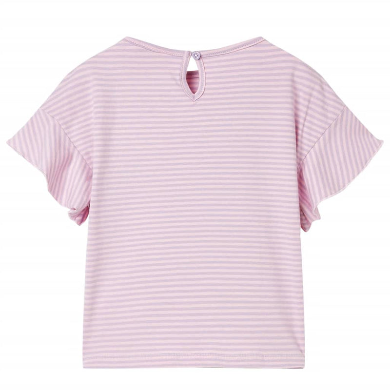 Afbeelding laden in galerijviewer, Vidaxl kindershirt met mouwen met ruches 116 lila
