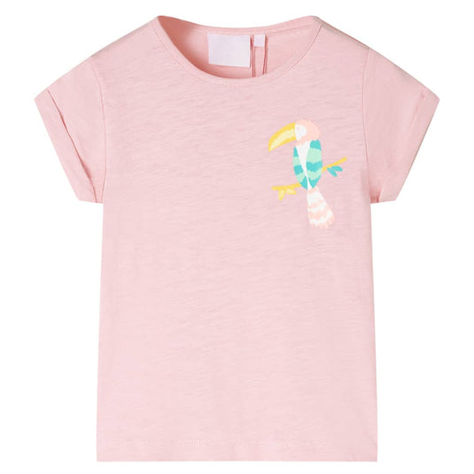Vidaxl kindershirt 116 lichtroze