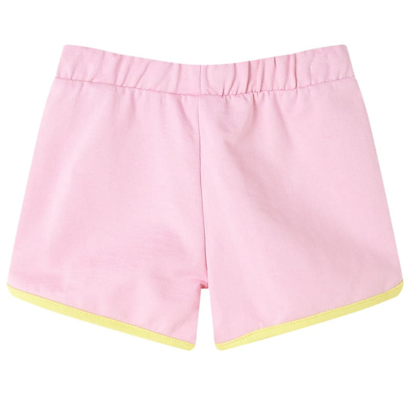 Afbeelding laden in galerijviewer, VidaXL Kindershorts met bies 92 felroze

