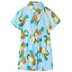 Vidaxl kinderjurk 140 blauw