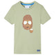 Vidaxl kindershirt met korte mouwen 116 lichtkakikleurig