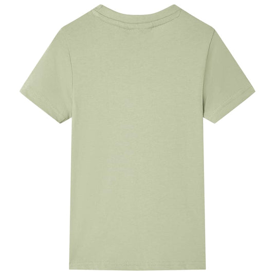 Vidaxl kindershirt met korte mouwen 116 lichtkakikleurig