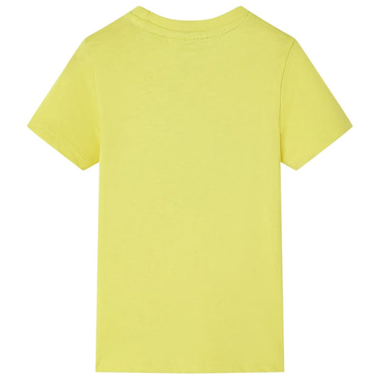Vidaxl kindershirt met korte mouwen 92 geel