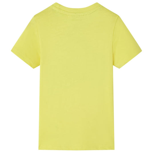 VidaXL Kindershirt met korte mouwen 116 geel