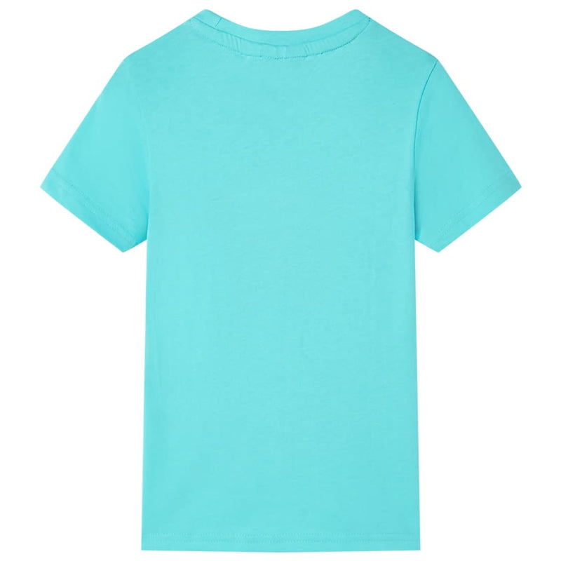 Afbeelding laden in galerijviewer, VidaXL Kindershirt met korte mouwen 92 zeeblauw
