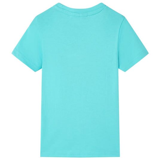VidaXL Kindershirt met korte mouwen 92 zeeblauw