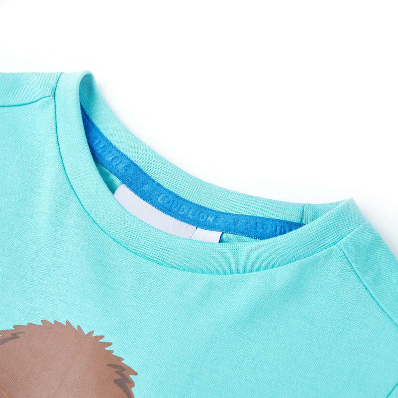 Afbeelding laden in galerijviewer, VidaXL Kindershirt met korte mouwen 92 zeeblauw
