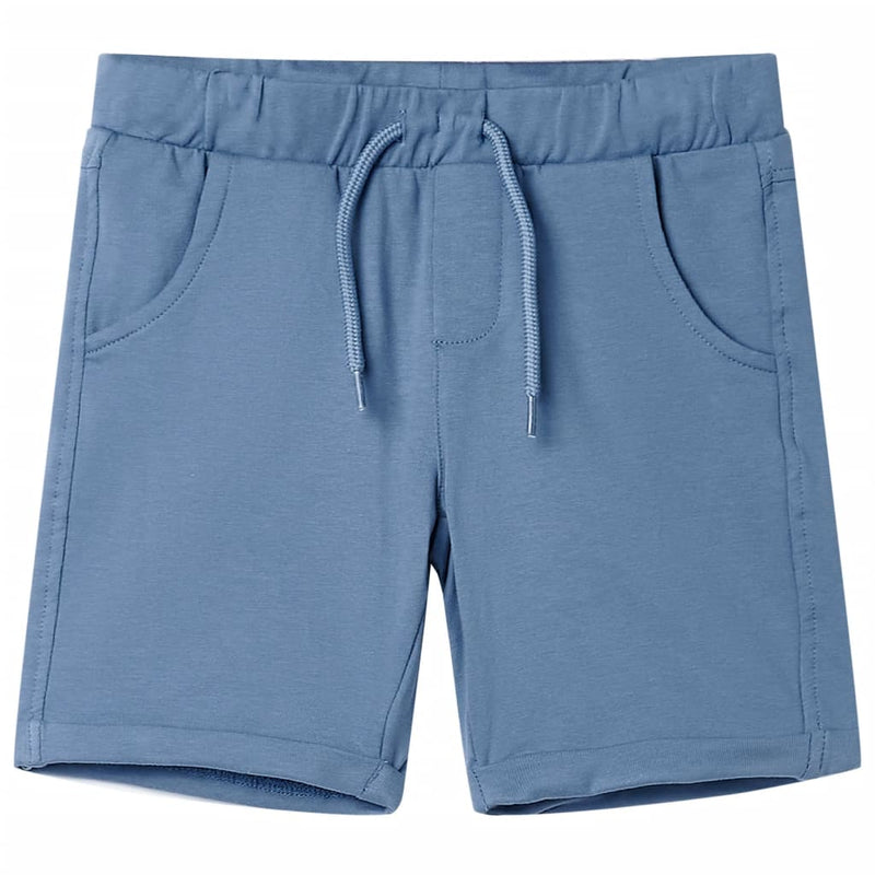 Afbeelding laden in galerijviewer, Vidaxl kindershorts met trekkoord 116 donkerblauw
