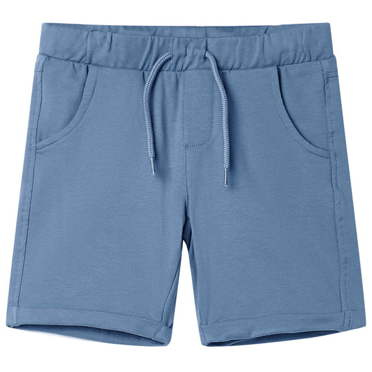 Vidaxl kindershorts met trekkoord 128 donkerblauw