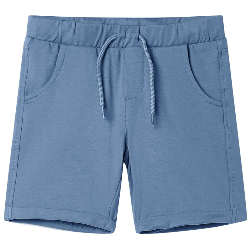 Afbeelding laden in galerijviewer, Vidaxl kindershorts met trekkoord 128 donkerblauw
