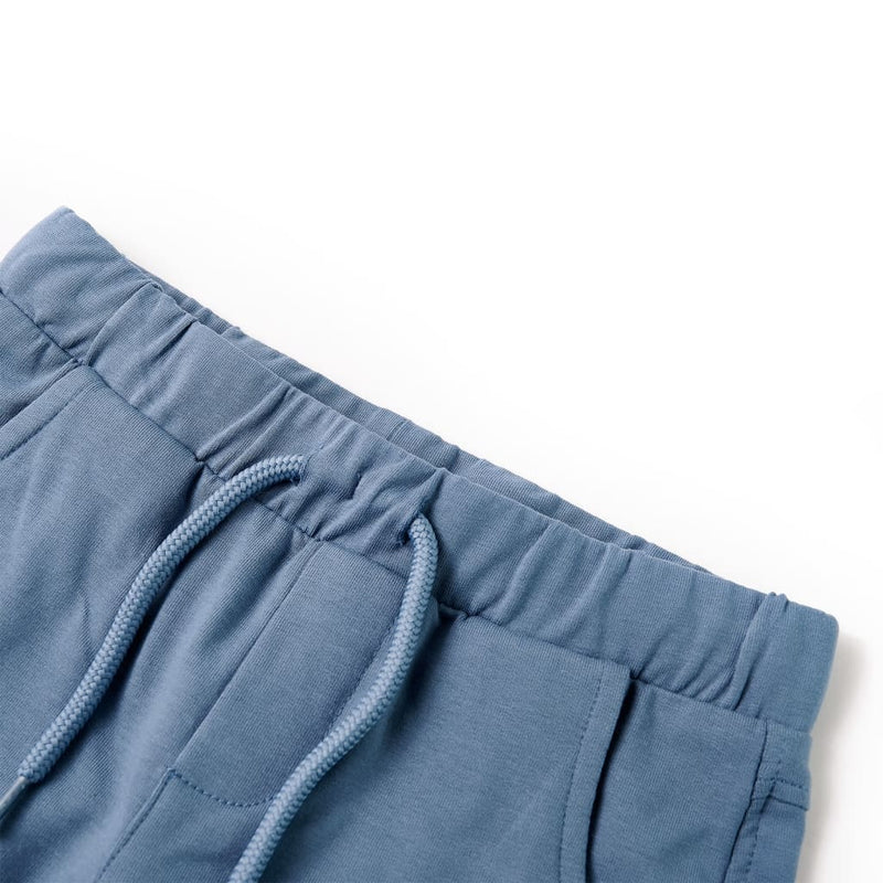Afbeelding laden in galerijviewer, Vidaxl kindershorts met trekkoord 128 donkerblauw
